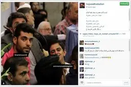 عکس/ طارمی و امیرمحمد در هیات حدادیان