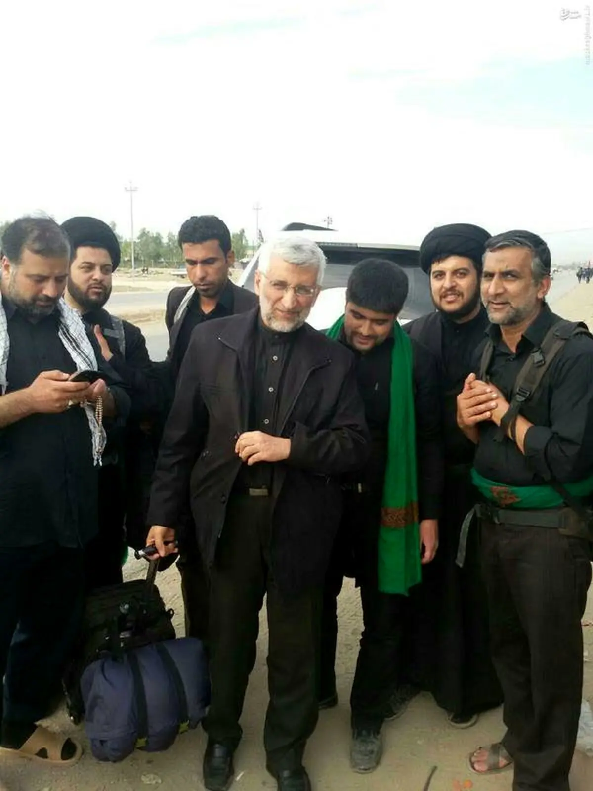 عکس/جلیلی در پیاده روی اربعین حسینی