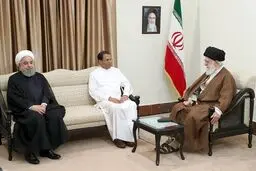 تصاویری از دیدار رئیس‌جمهوری سریلانکا با رهبر انقلاب