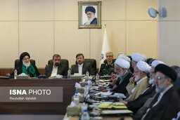 تصاویری از احمدی‌نژاد، رئیسی، قالیباف و هاشمی شاهرودی در جلسه مجمع تشخیص