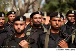 اعلام آمادگی نیروهای امنیتی فلسطین برای مقابله با داعش/تصاویر