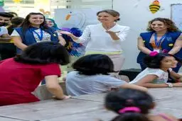 اقدام قابل تحسین همسر بشار اسد / تصاویر