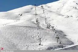 تصاویری از حال و روز این روزهای پیست اسکی دربندسر