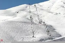 تصاویری از حال و روز این روزهای پیست اسکی دربندسر