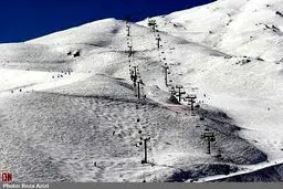 تصاویری از حال و روز این روزهای پیست اسکی دربندسر