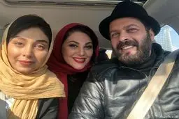 عکس/ پژمان بازغی و لاله اسکندری و دیبا زاهدی