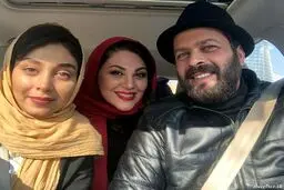 عکس/ پژمان بازغی و لاله اسکندری و دیبا زاهدی