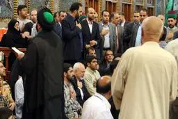 سینه زنی ظریف درحرم علی(ع)/عکس