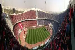 تصویر و نمایی زیبا از استادیوم آزادی پیش از دربی 85