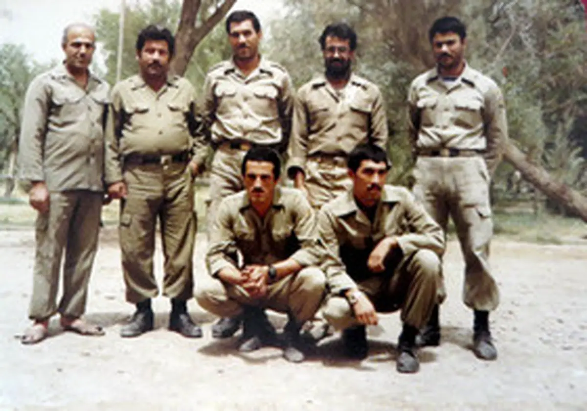 امیرحسن چهلتن در جبهه+عکس