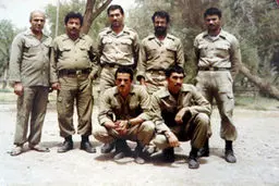 امیرحسن چهلتن در جبهه+عکس