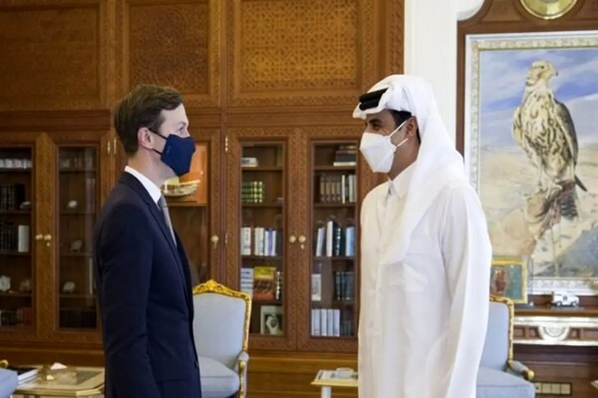 رایزنی «جرد کوشنر» مشاور ترامپ با امیر قطر در دوحه