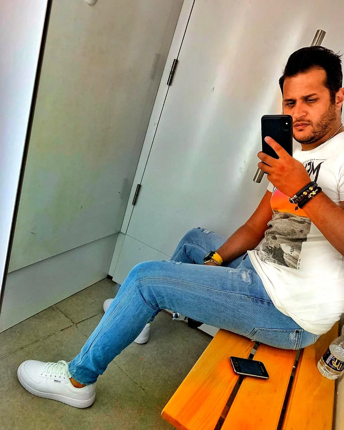 سلفی بامزه سیاوش خیرابی + عکس