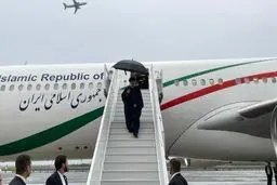 لحظه بازگشت رئیسی به تهران از نیویورک