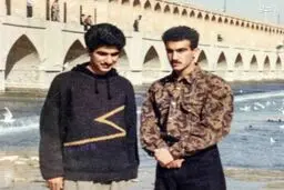 تصویری زیر خاکی از محسن تنابنده کنار زاینده رود