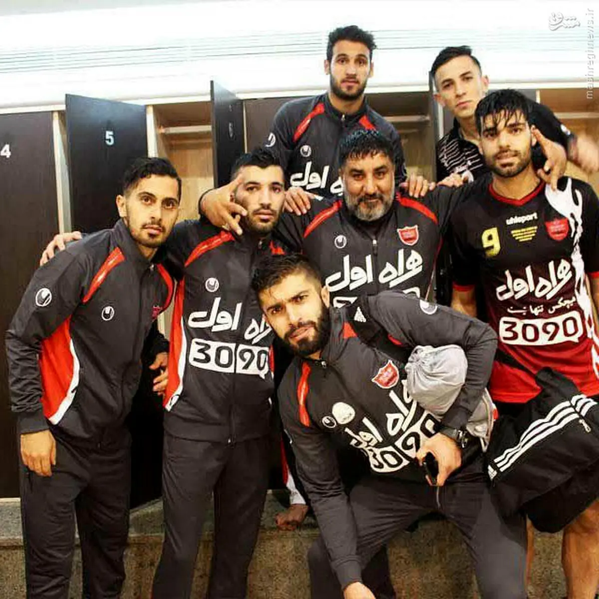 عکس/ رختکن پرسپولیس پس از دربی 81