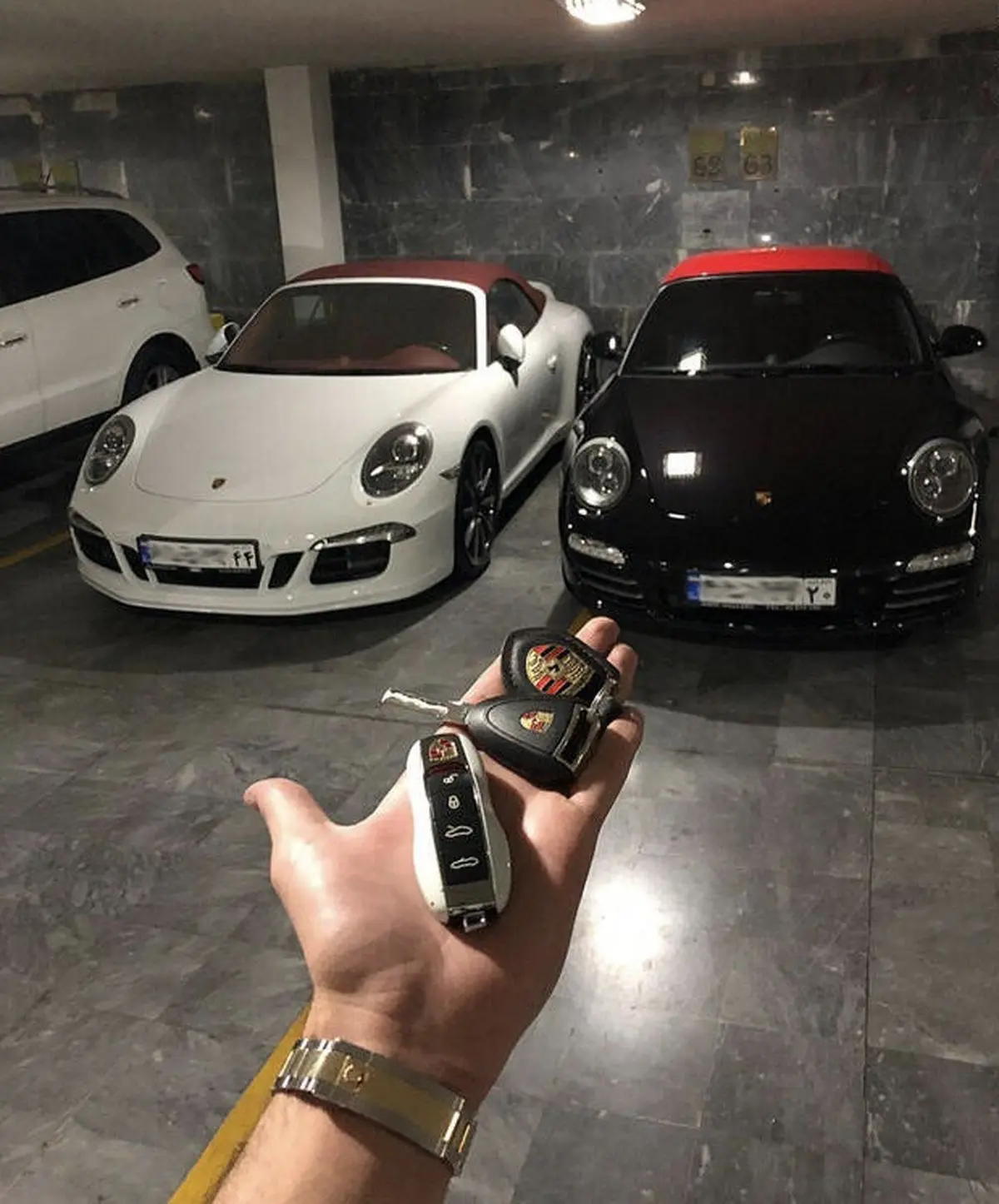 پارکینگ یک بچه پولدار تهرانی! / عکس