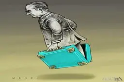 کاریکاتور/ فرار شاه!
