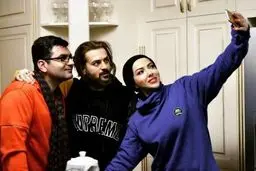 لیلا اوتادی و ژست عجیب و خاصش برای احمد مهرانفر + عکس