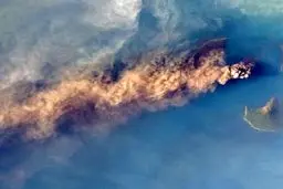 محل وقوع سونامی مرگبار اندونزی/عکس