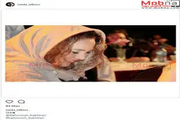 پوشش و میکاپ متفاوت بهنوش بختیاری در یک مراسم/ عکس