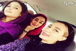 عکس/ سلفی پشت‌فرمانی حدیث میرامینی