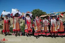 رنگ و رقص و آواز در عروسی سنتی خراسان/تصاویر