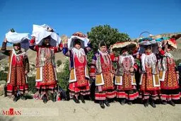 رنگ و رقص و آواز در عروسی سنتی خراسان/تصاویر