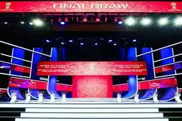 تصویری از جایگاه مراسم قرعه كشي جام جهاني ٢٠١٨