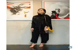 اینستاگرام: الناز شاکردوست در ایونت حراج آثار هنری به نفع سیل‌زدگان