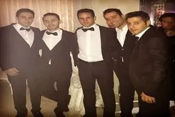 عکس / بازیکن محبوب استقلال در عروسی یکی از دوستانش