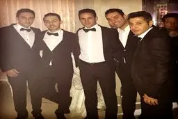 عکس / بازیکن محبوب استقلال در عروسی یکی از دوستانش