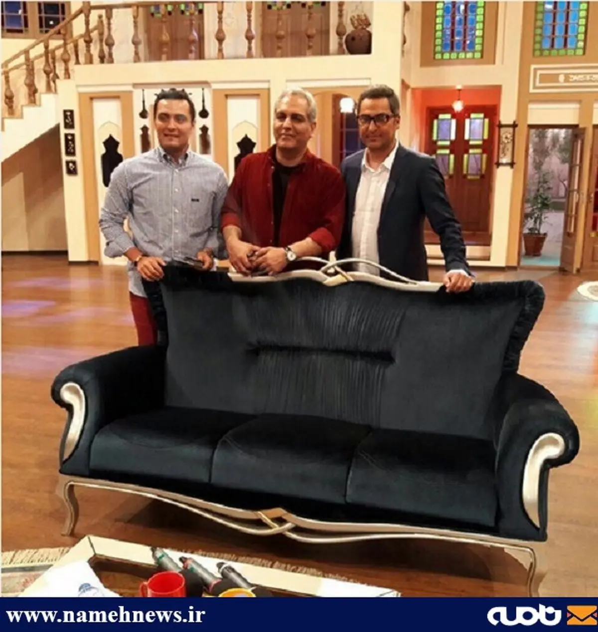 میهمان پرسپولیسی مدیری در دورهمی/ عکس