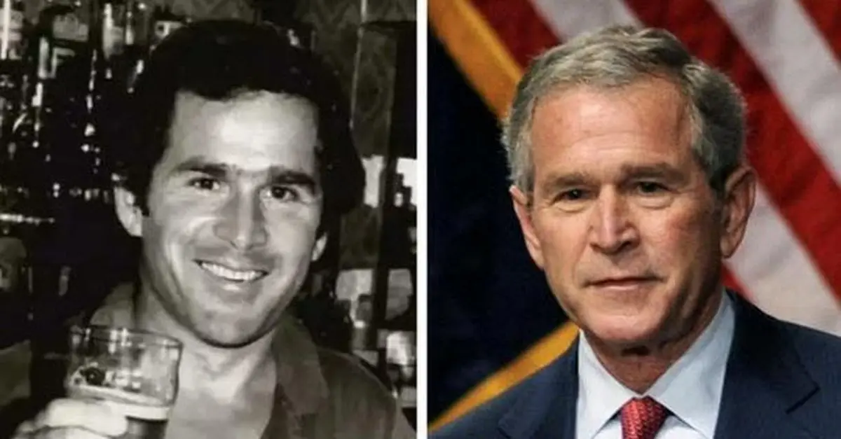 جورج بوش در جوانی