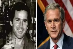 جورج بوش در جوانی