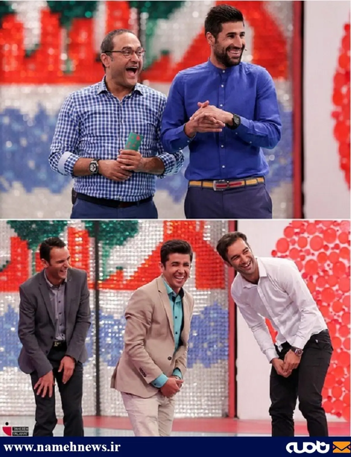 خنده های از ته دل استقلالی ها در کنار رامبد جوان/ عکس