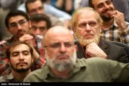 پدر همسر مهناز افشار در جمع حامیان رئیسی/عکس