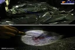 11 کیسه حاوی بقایای اجساد حادثه ترمینال سنندج+عکس