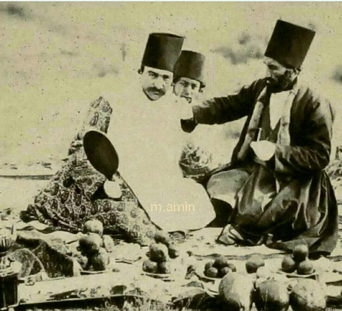 آرایشگر مخصوص ناصرالدین شاه/عکس