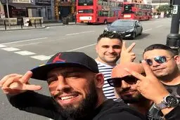 اشکان دژاگه در لندن/ عکس