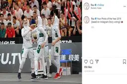 عکس یک تیم ایرانی؛ عکس سال صفحه رسمی اینستاگرام فدراسیون بین‌المللی ورزش‌های دانشگاهی