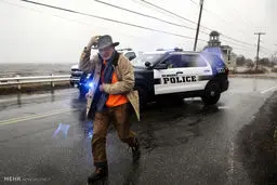 طوفان موسمی در آمریکا زندگی را مختل کرد/تصاویر