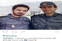 جمشید هاشم‌پور و محمدرضا فروتن در دوران سربازی!/ عکس