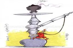 چه می‌کنه این قلیون با پرسپولیس! / کاریکاتور