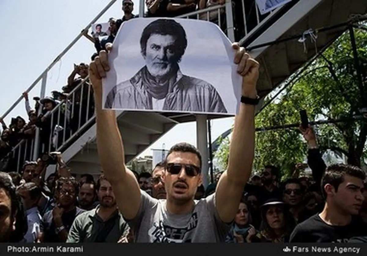 مراسم ترحیم حبیب محبیان/ تصاویر