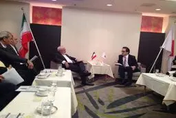 رایزنی ظریف با رئیس سازمان تجارت خارجی ژاپن در توکیو