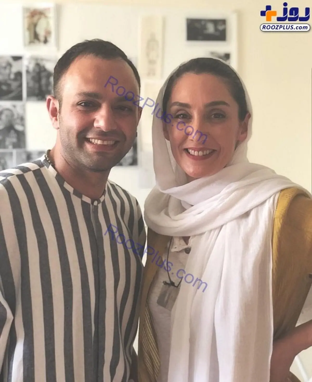 تیپ جدید هدیه تهرانی و ژست صمیمانه اش درکنار آقای بازیگر+عکس