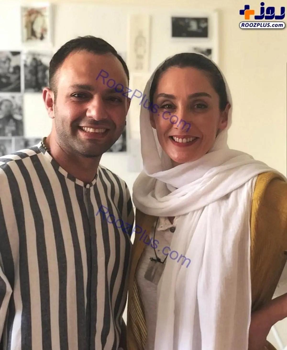 تیپ جدید هدیه تهرانی و ژست صمیمانه اش درکنار آقای بازیگر+عکس