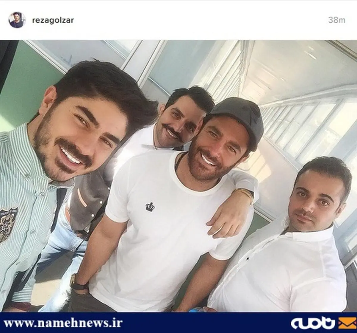 سلفی محمدرضا گلزار در تبریز/عکس