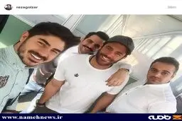 سلفی محمدرضا گلزار در تبریز/عکس